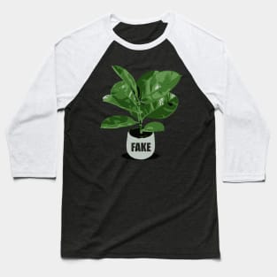 Fake Chinese rubber plant for a Green plastic watering Can - Original illustration by FOGS Baseball T-Shirt